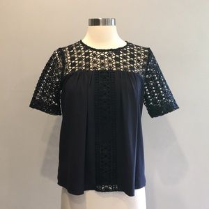 Navy blue Ann Taylor top